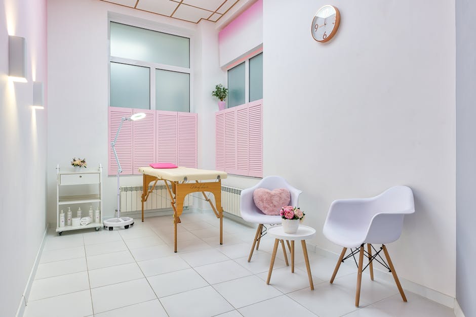 Ambiente luxuoso e elegante da clínica Studio Aurora